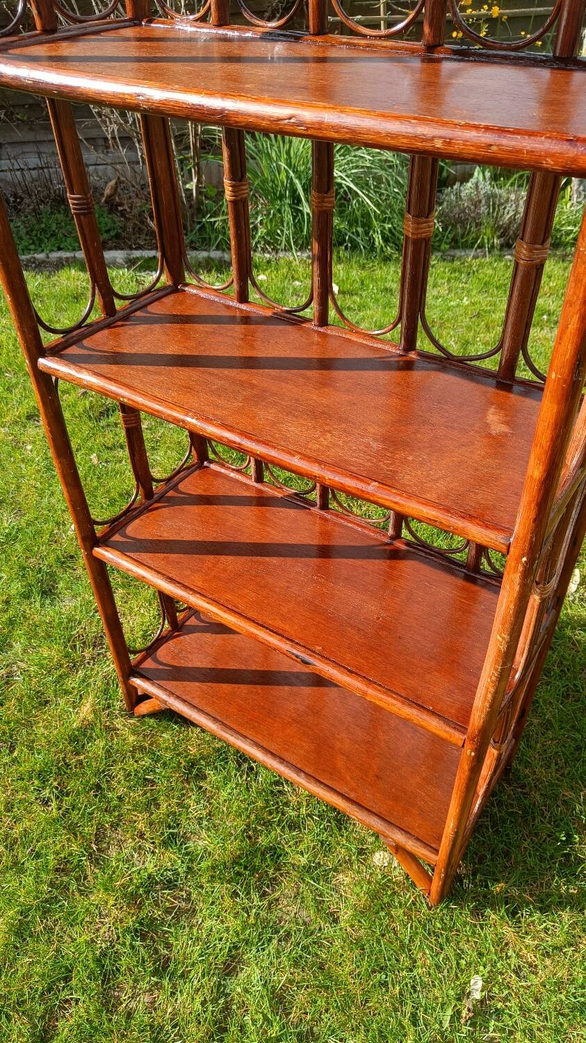 Shelves, rattan bookshelf