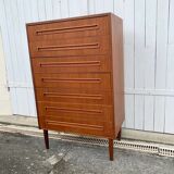 Scandinavian teak chiffonnier of the years 60