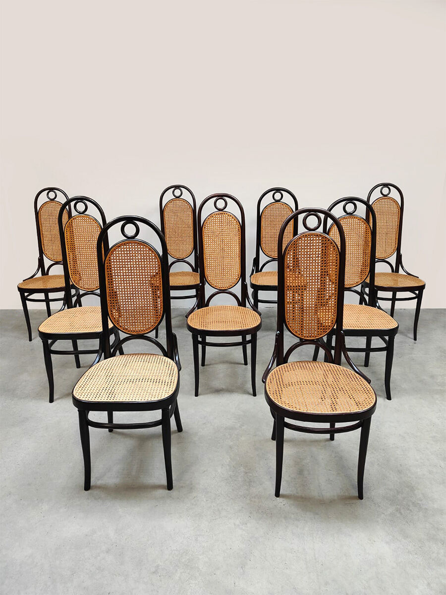 Vintage design dining chairs Thonet 1970’s