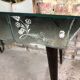 Vintage art deco style dressing table in mirror and wood 50'S