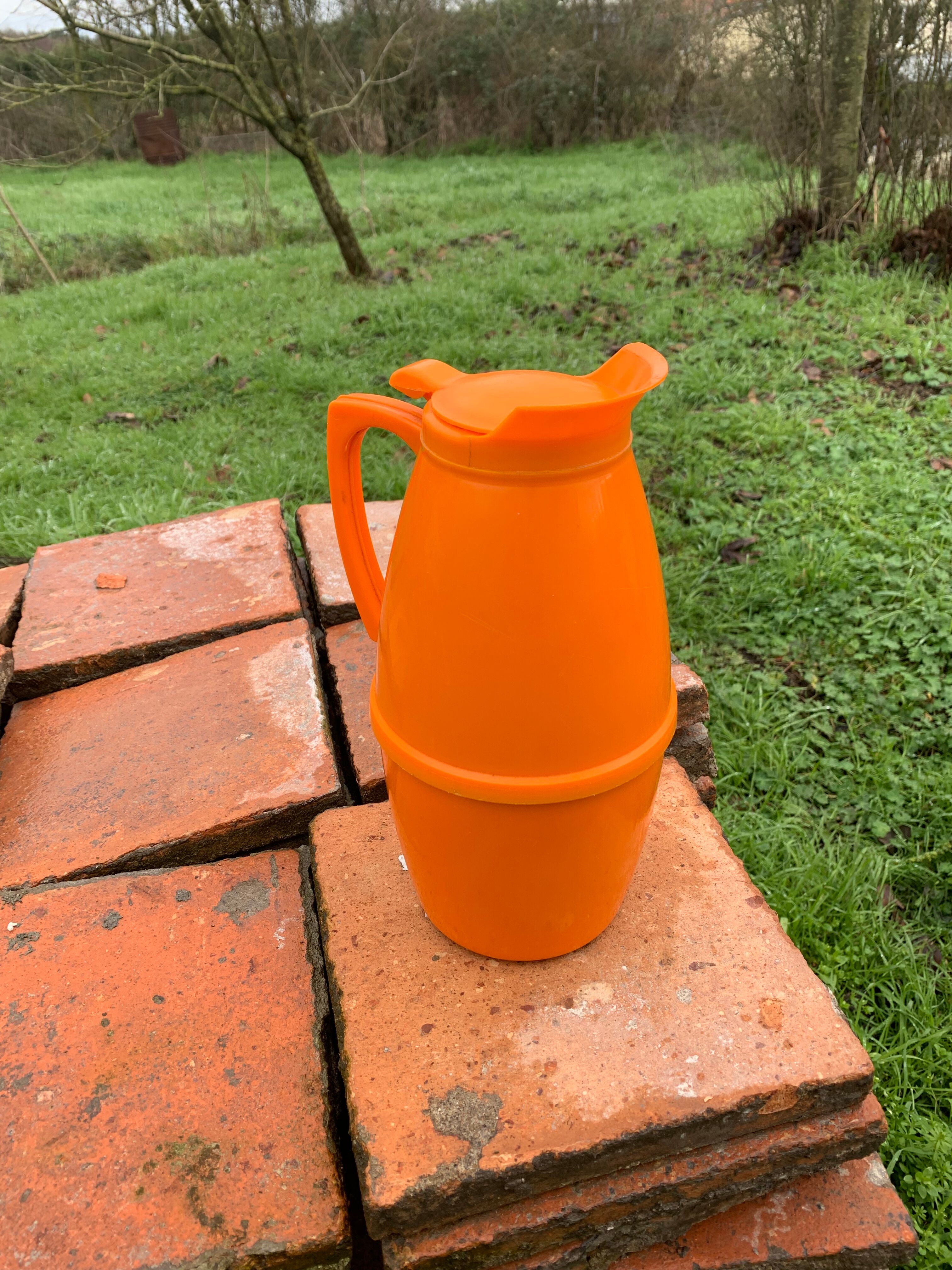 Vintage Tupperware insulated decanter