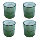 4 whiskey glasses bubble