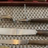 Box 28 pieces, knives and service cutlery