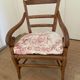 Fauteuil paillé Louis Philippe