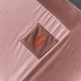 Pink velvet armchair tasty 70s vintage modern