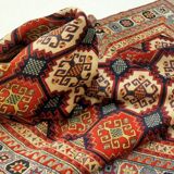 Tapis Persan ancien Tchubi 223 x 177 cm