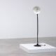 Authentique lampe industrielle sur pied industrielle par kap 1950