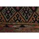 1970s Vintage Turkish Oushak Handmade Wool Cotton Pink Runner Rug 85x377