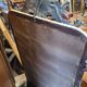 Old Louis XV style mirror with gold and white patina, 145×82cms