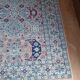 Vintage oriental rug from the 1980s. Handcrafted, handmade.