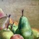 Still life with pears