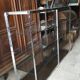 Large double shelf in chrome and smoked glass, 1970s, by Fratelli