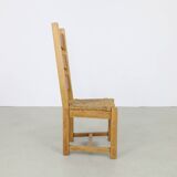 4x Dining Chair Brutalist, 1970s