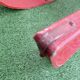 Vintage two-seater luge oak wood 1930s 106 cm