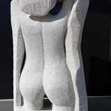 Totem Sculpture "Maternity" in cellular concrete - 2020s