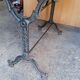110cm bistro table with solid wood top