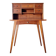 Scandinavian desk with tapered legs, vintage.