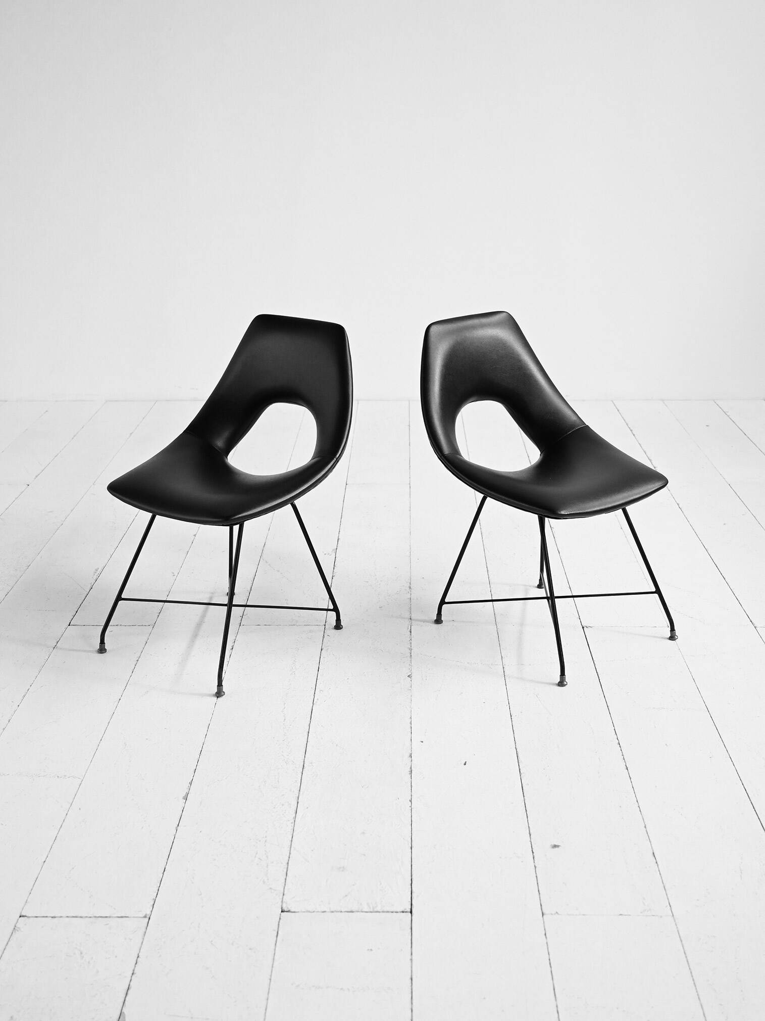 Pair of “Cosmos” chairs by Augusto Bozzi