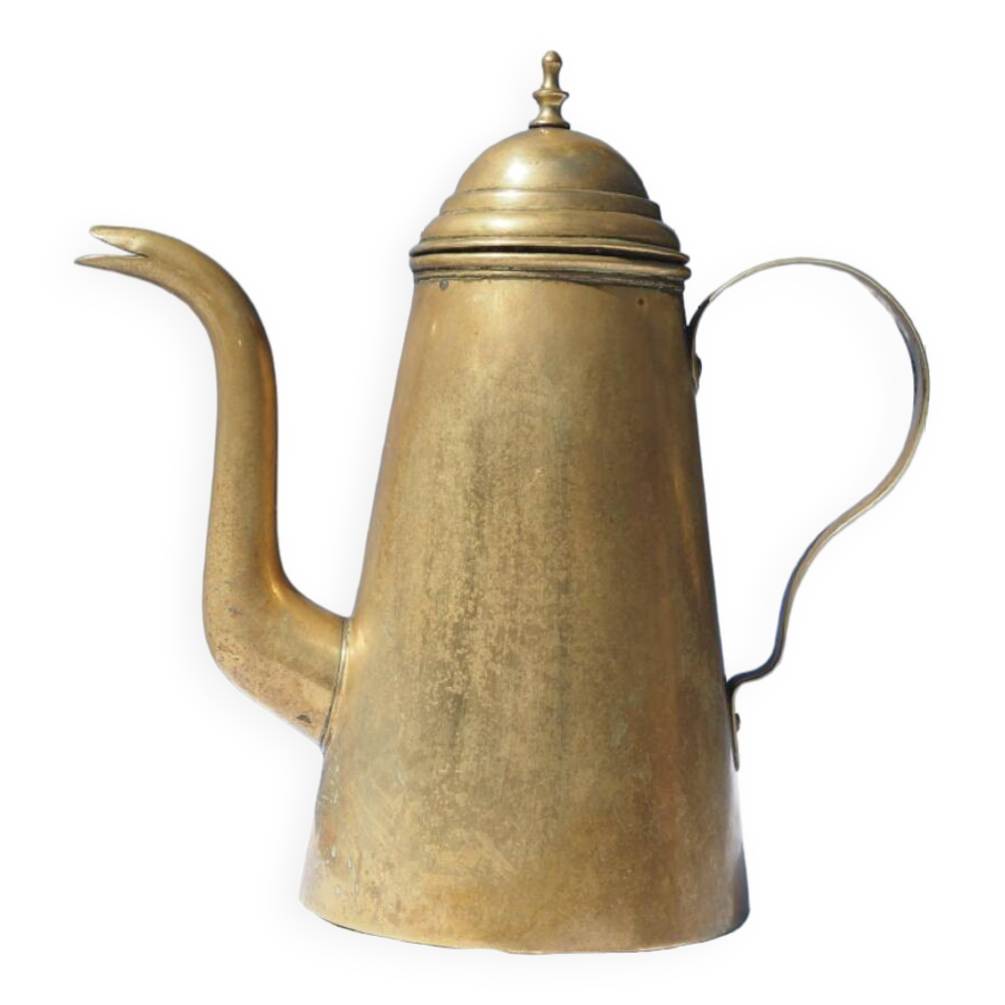 Vintage brass teapot