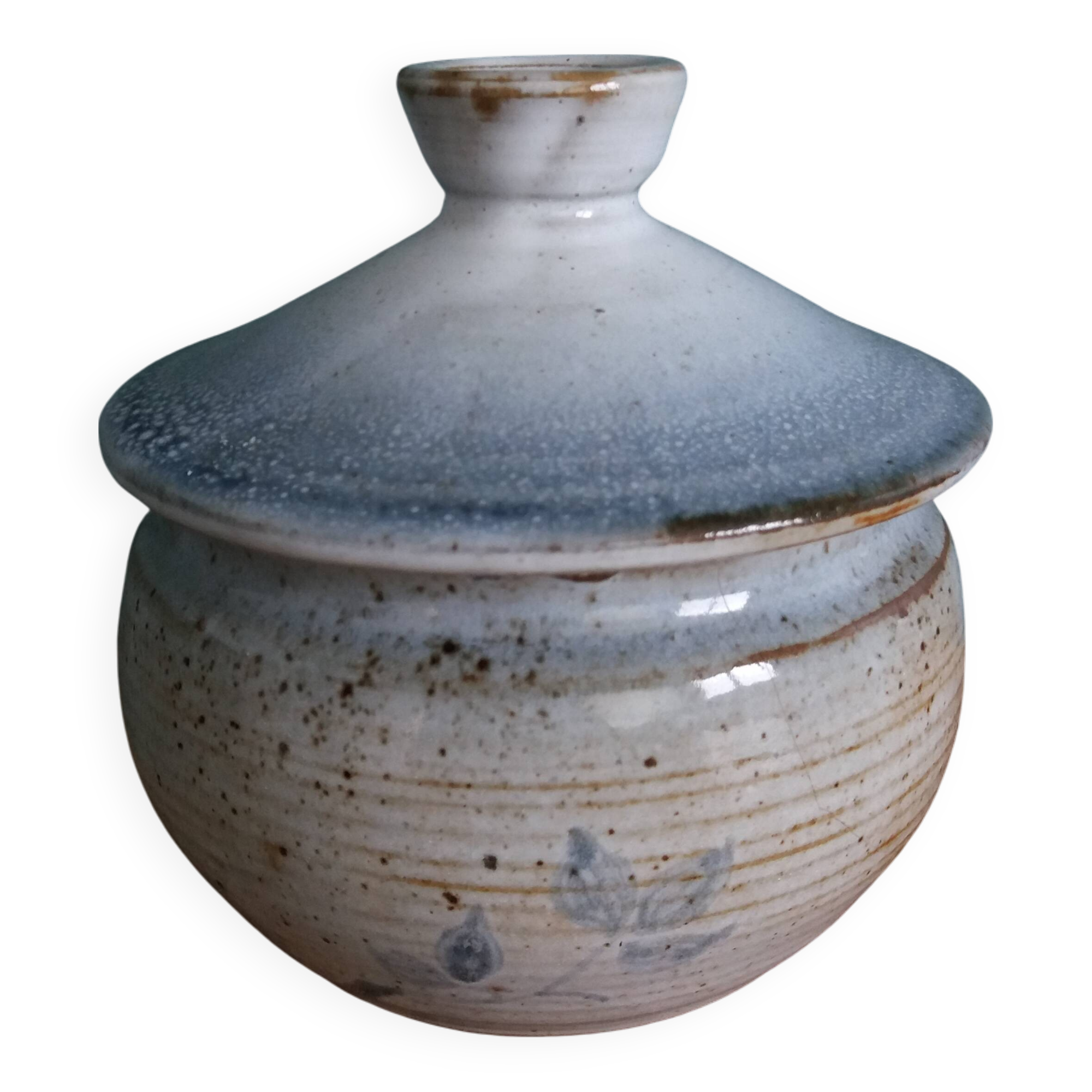 Ceramic pot, signed Atch, Chantal and Thierry Robert