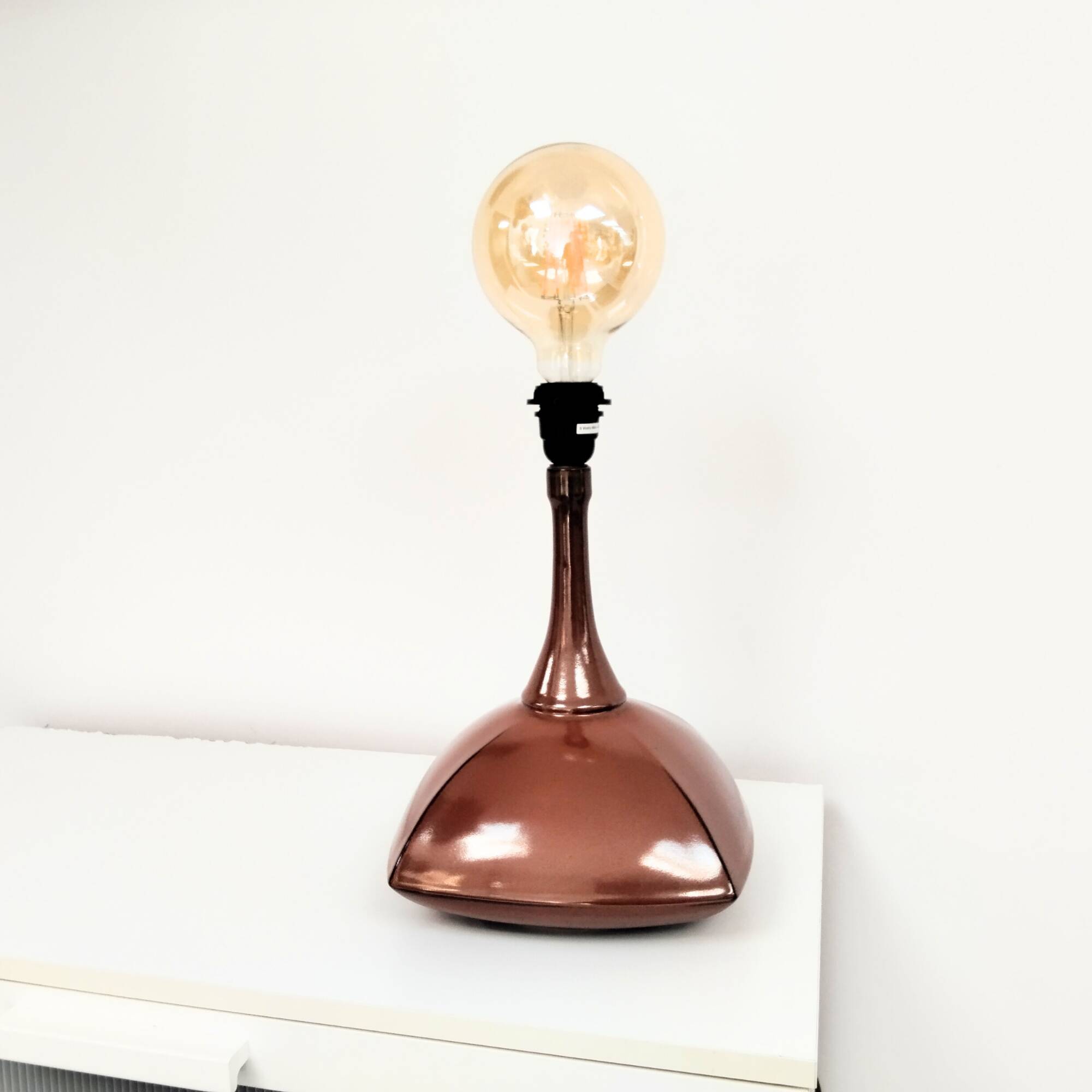 Pied de lampe en céramique