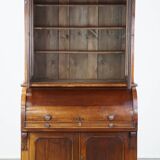 Antique English wooden bookshelf/secretaire from the 19th century