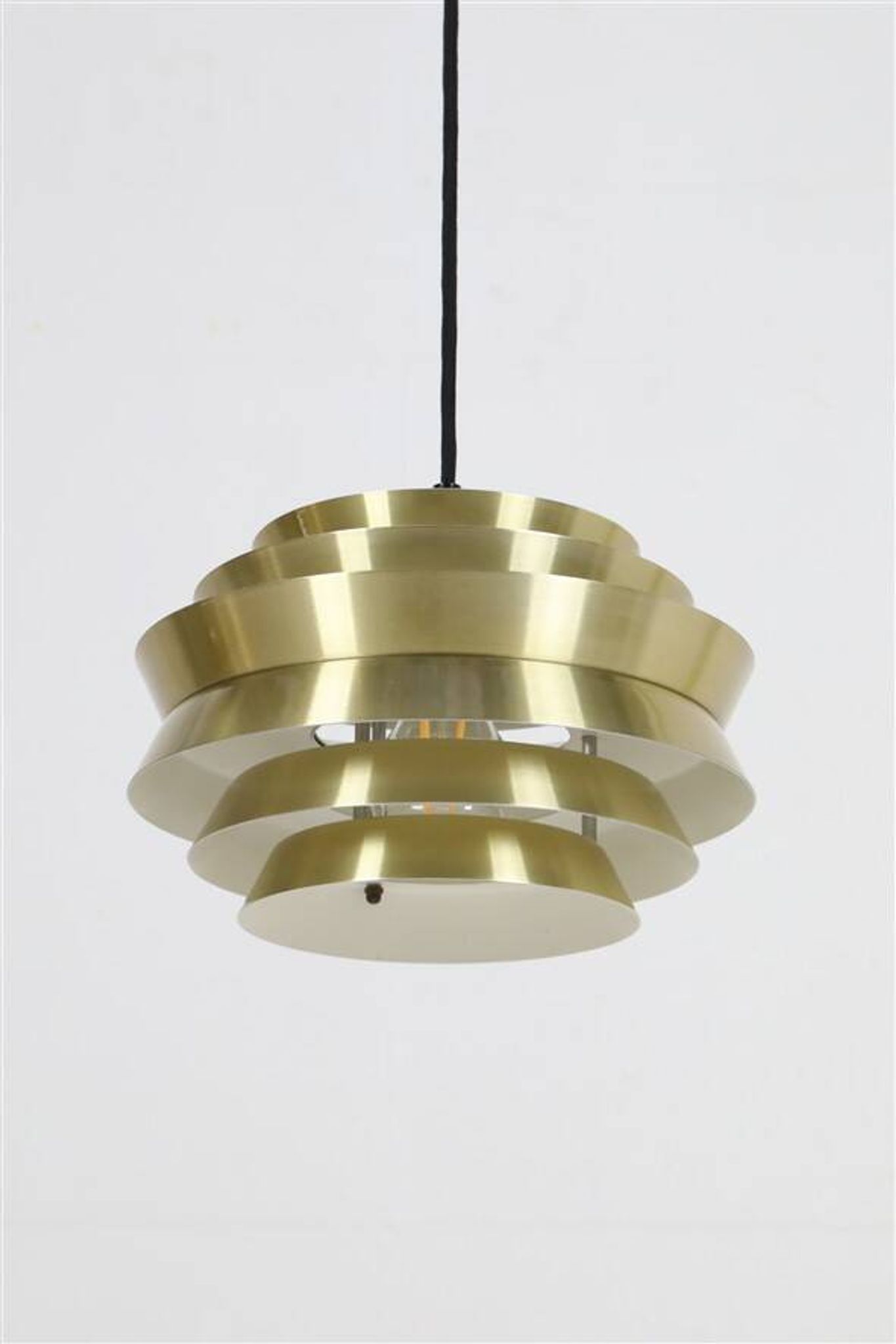 Granhaga / Carl Thore “Trava” pendant lamp 25 cm / brass / gold / aluminum / mid-century modern design / 1970s