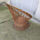 Fauteuil rotin vintage