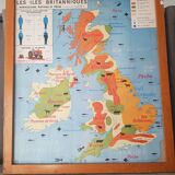 Vintage school map