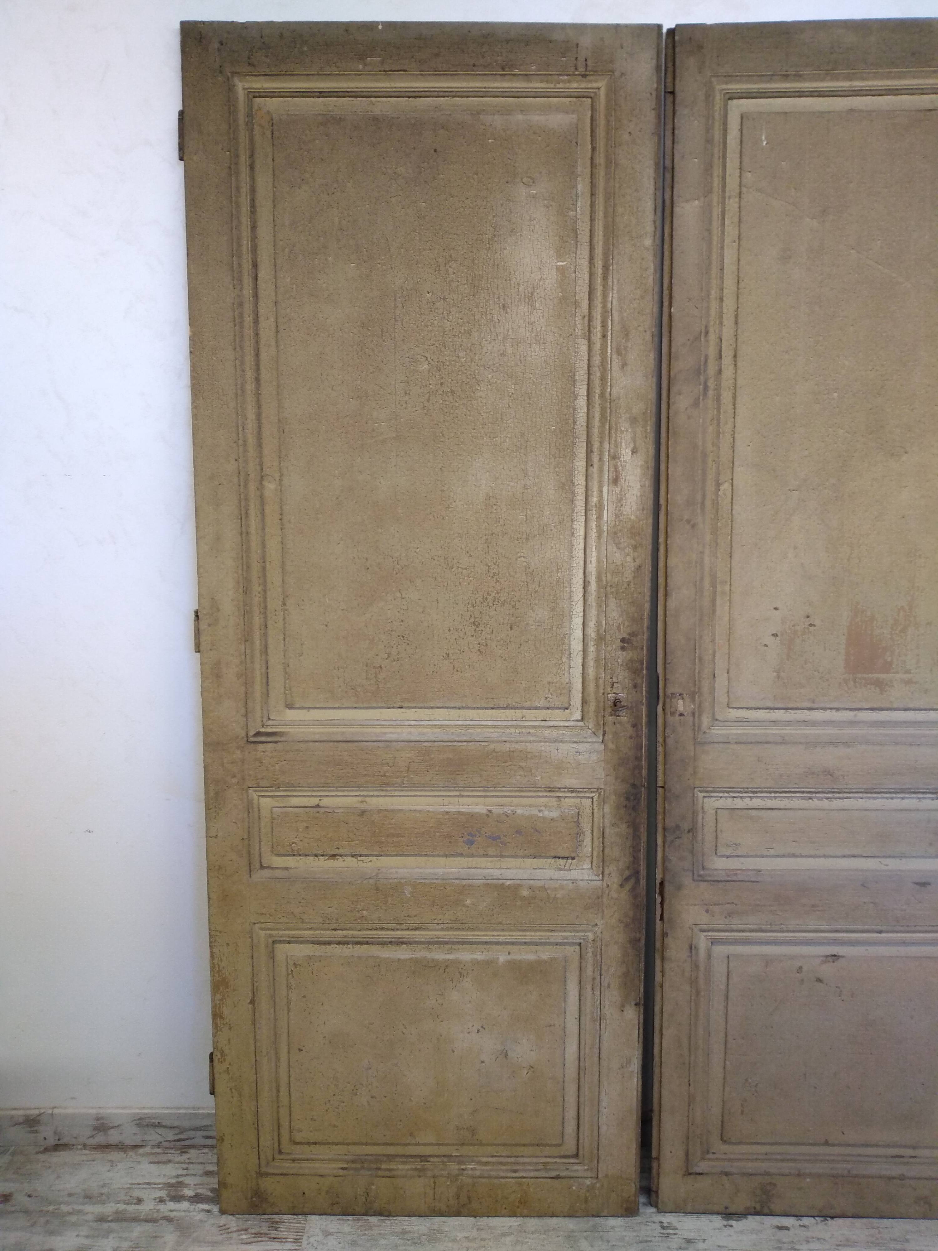 Antique closet doors