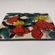 Ruscha ceramic wall decoration flowers Germany
