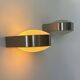 Pair of vintage modernist wall lights, Perspex, Holland 1980