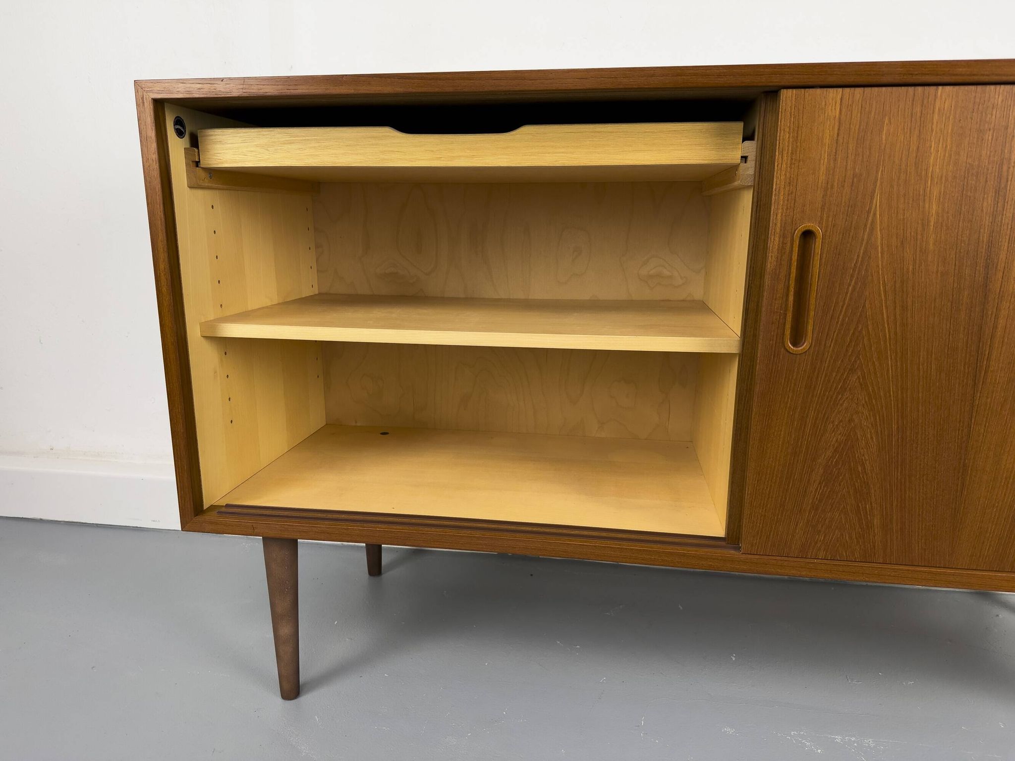 Danish teak sideboard, designed by Carlo Jensen for Hundevad & Co., 1960s