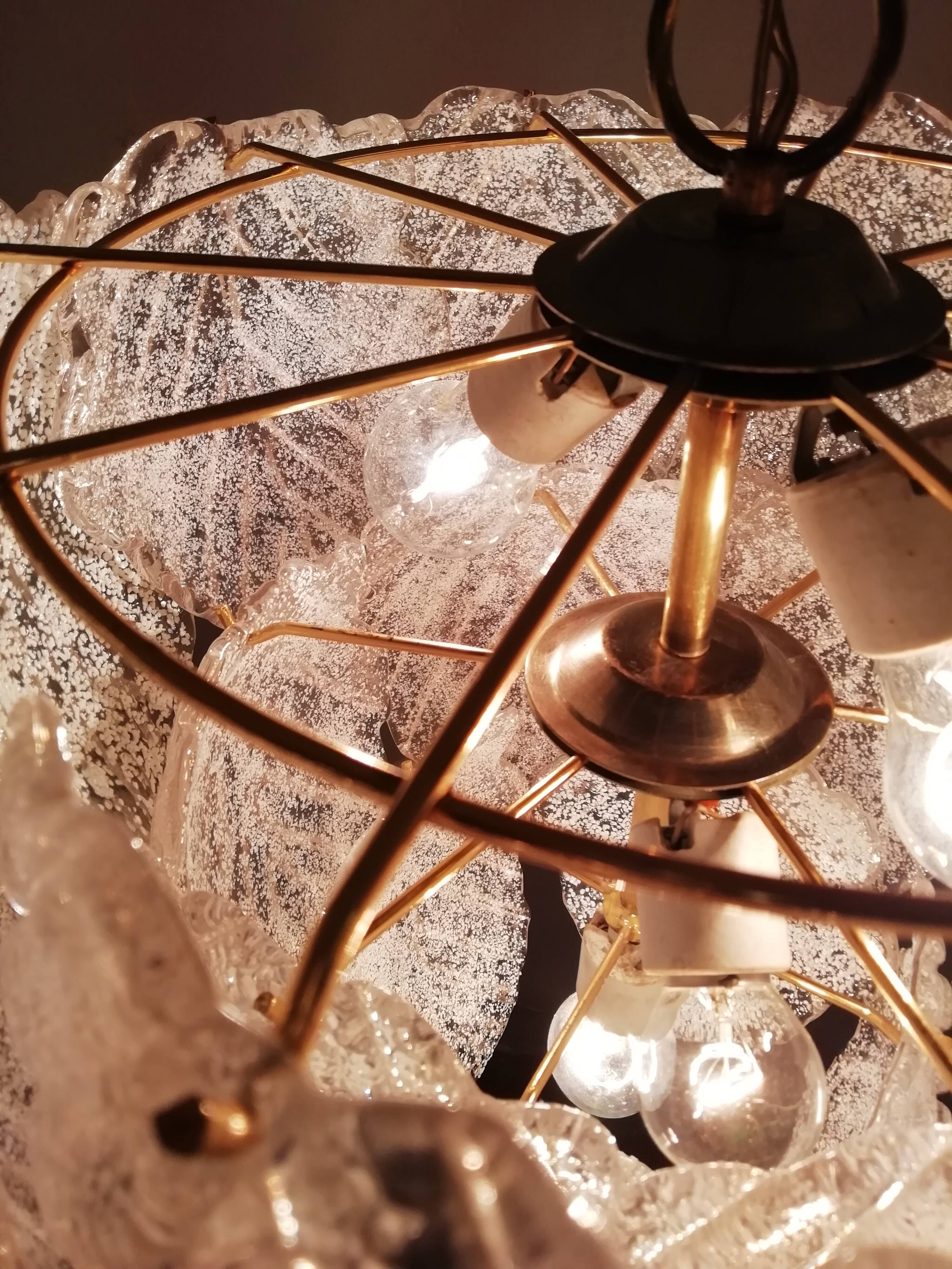 Murano Mazzega ceiling lamp