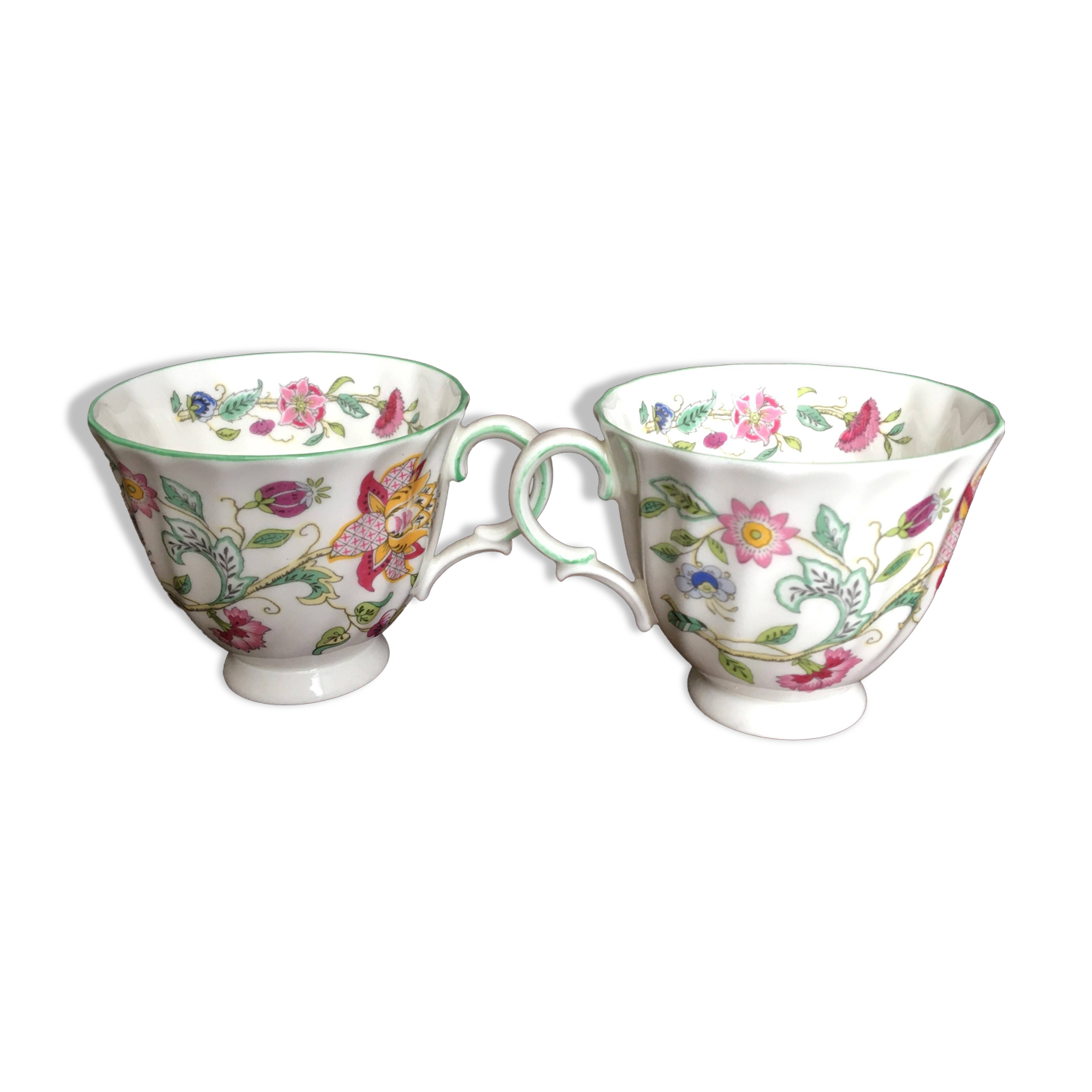 2 Minton bone china coffee cups