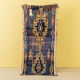 Vintage azilal, berber rug, 97 x 223