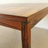 Scandinavian square rosewood coffee table