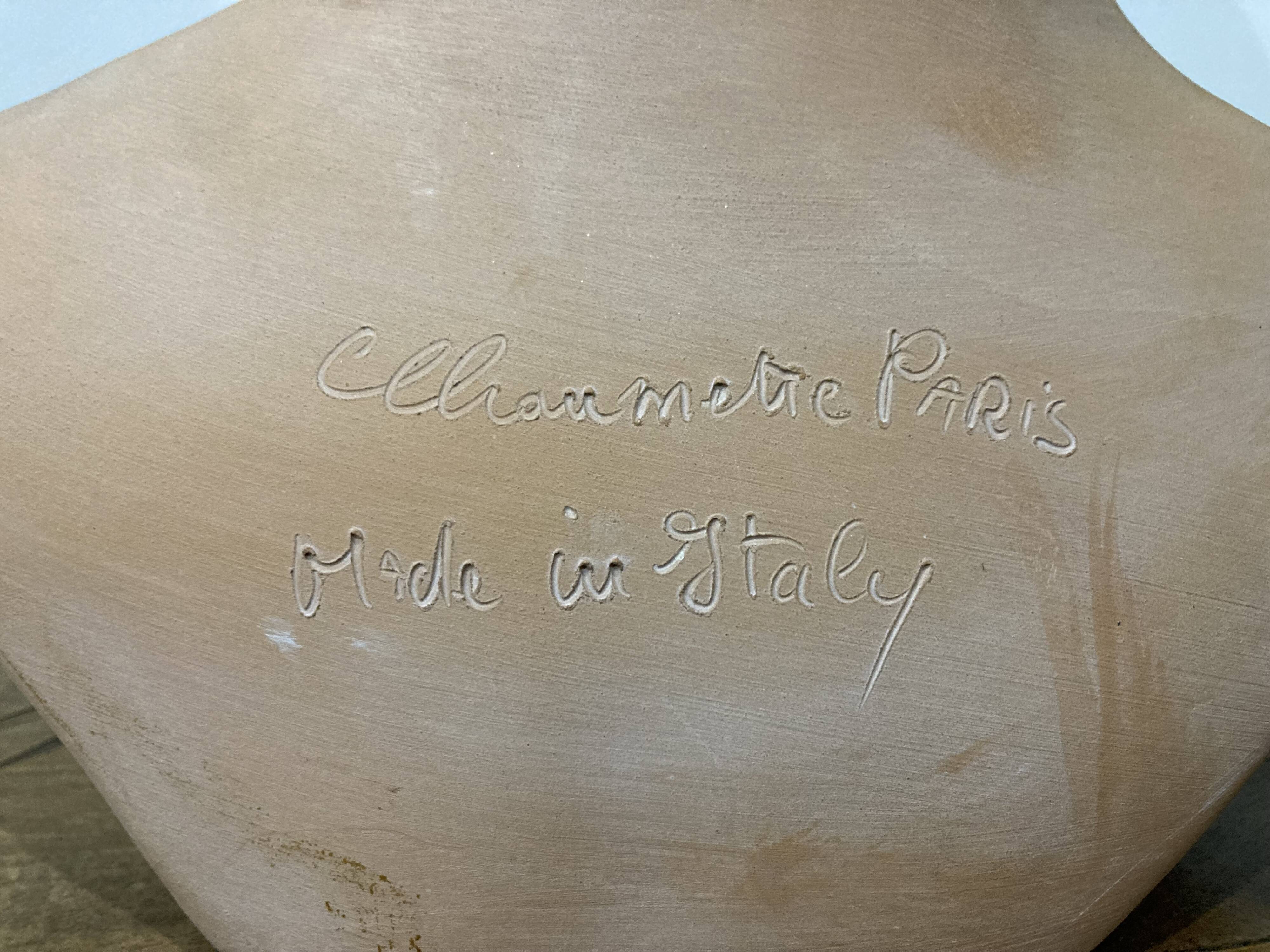 Bust man in terracotta (Chaumette Paris)