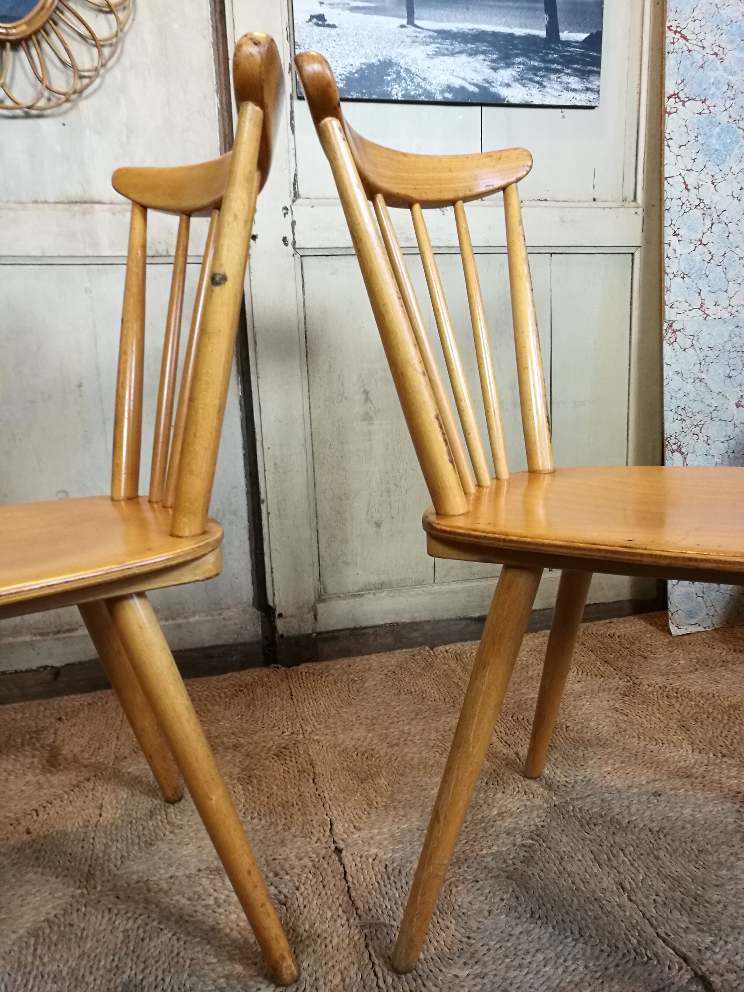 Pair of Scandinavian chairs