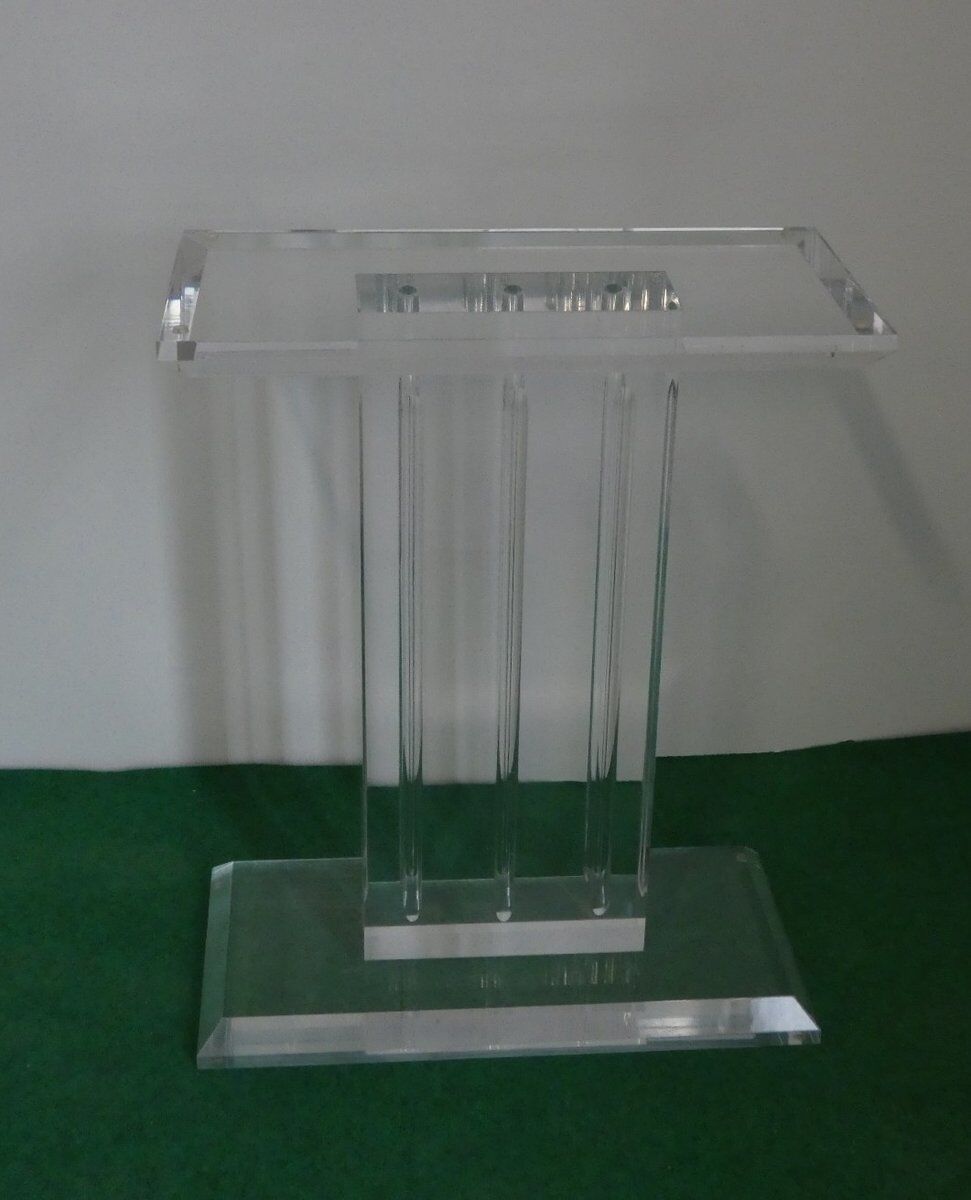 Vintage sculptural base for acrylic glass table, Italy, 2000s