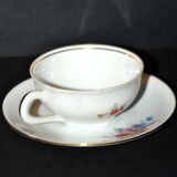 CPN, Vintage porcelain flower cup - Luxury Porcelain La Compagnie Nationale de Porcelaine
