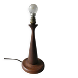 Scandinavian lamp in solid teak, around 1950.