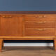 Retro teak 1960s long jentique classic mid century sideboard