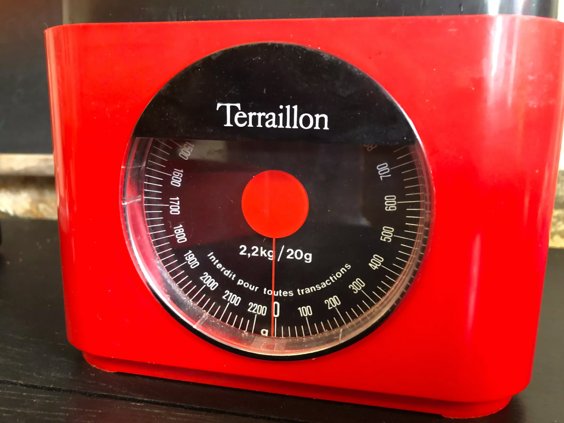 Vintage terraillon scale