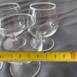 5 verres à pied  liqueur / digestifs
