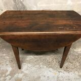 Oval antique oak farm table