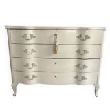 Commode blanche Louis XIV