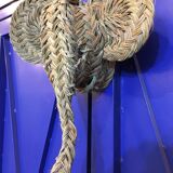 Elephant head trophy in doum leaves, handmade, 100% natural