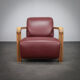 Pair of Hemingway lounge chairs by Hugo de Ruiter, Netherlands, 1990s