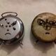 Vintage alarm clocks duo